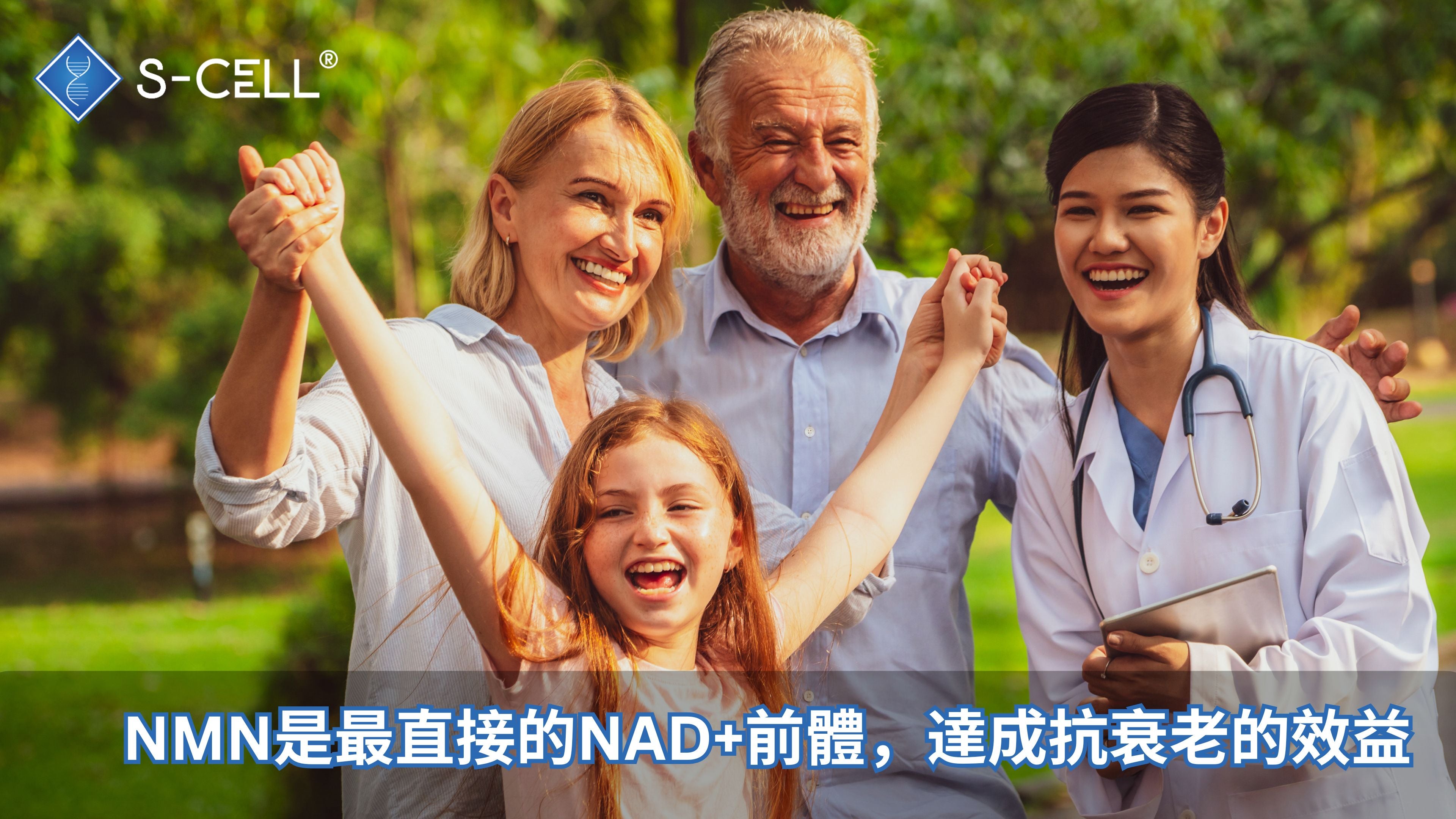 NMN是最直接的NAD+前體,達成抗衰老的效益