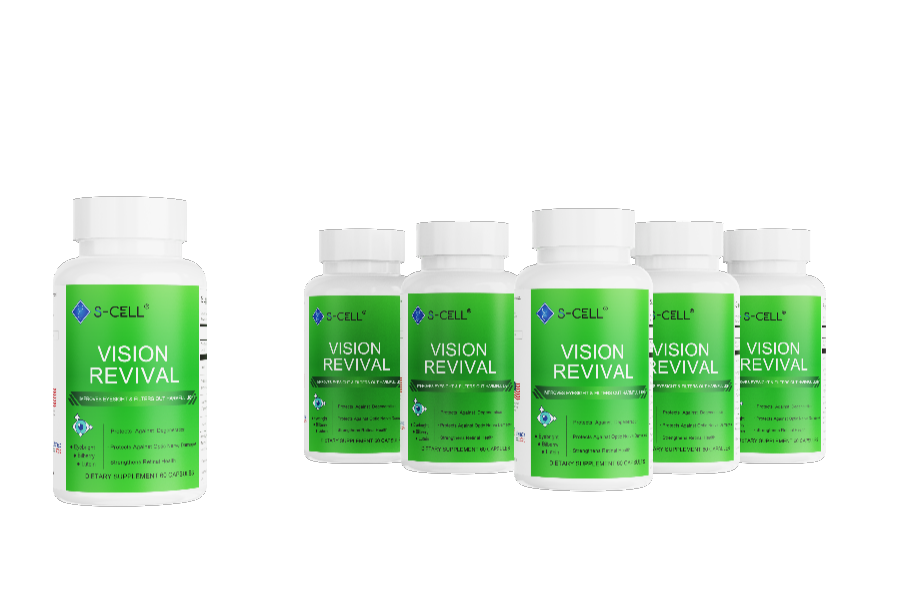 Vision Revival 亮睛素12個月套餐,含Lutemax® 2020葉黃素和牛磺酸,有效修復視網膜,過濾藍光,舒緩眼疲勞