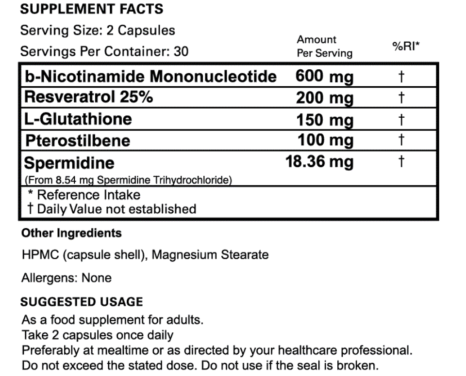NMN 30000 PRO抗衰老膠囊，高效提升細胞活力與年輕光彩