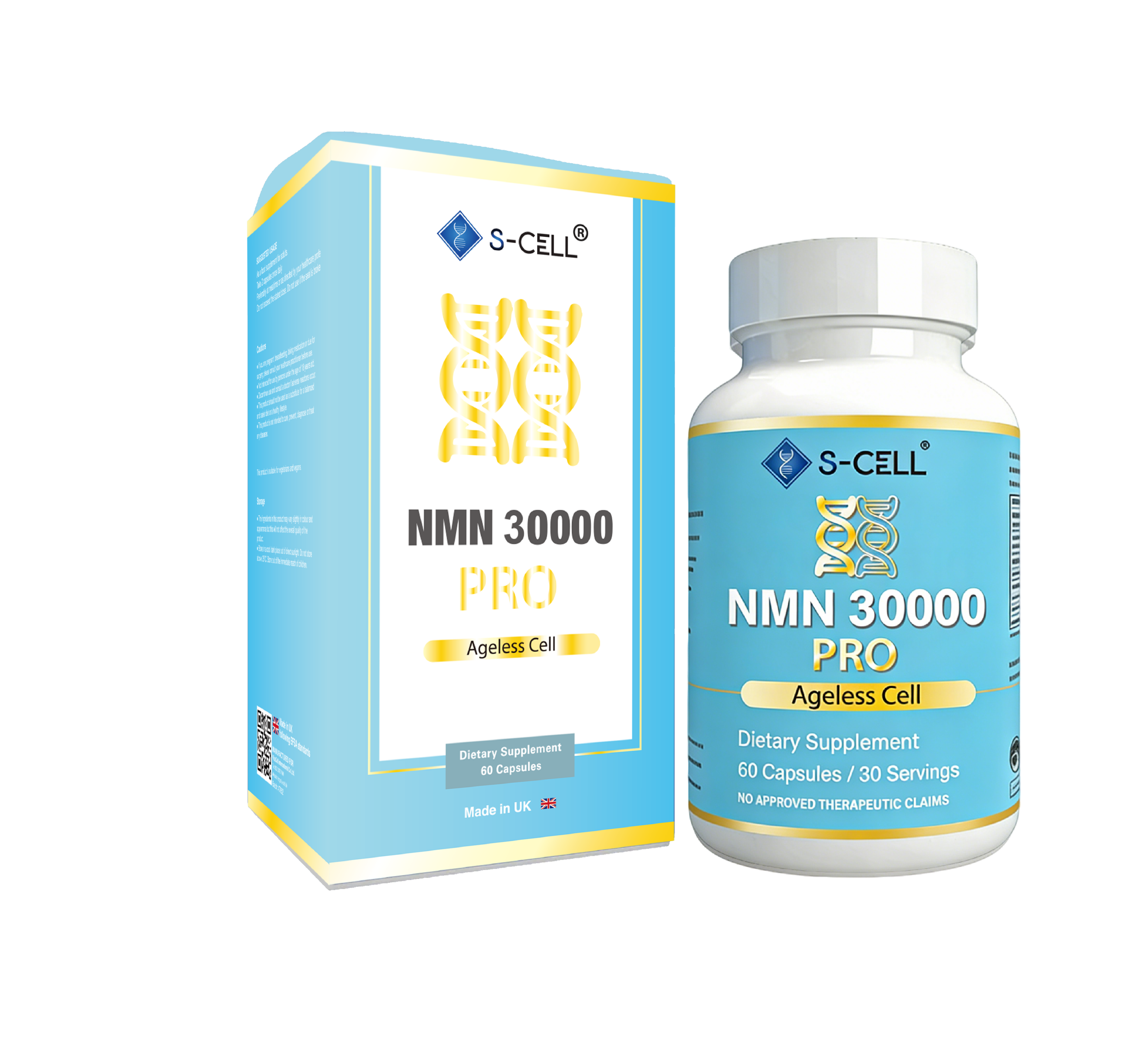 NMN 30000 PRO 高效抗衰老膠囊，啟動細胞再生，逆齡修復DNA，提升NAD+水平